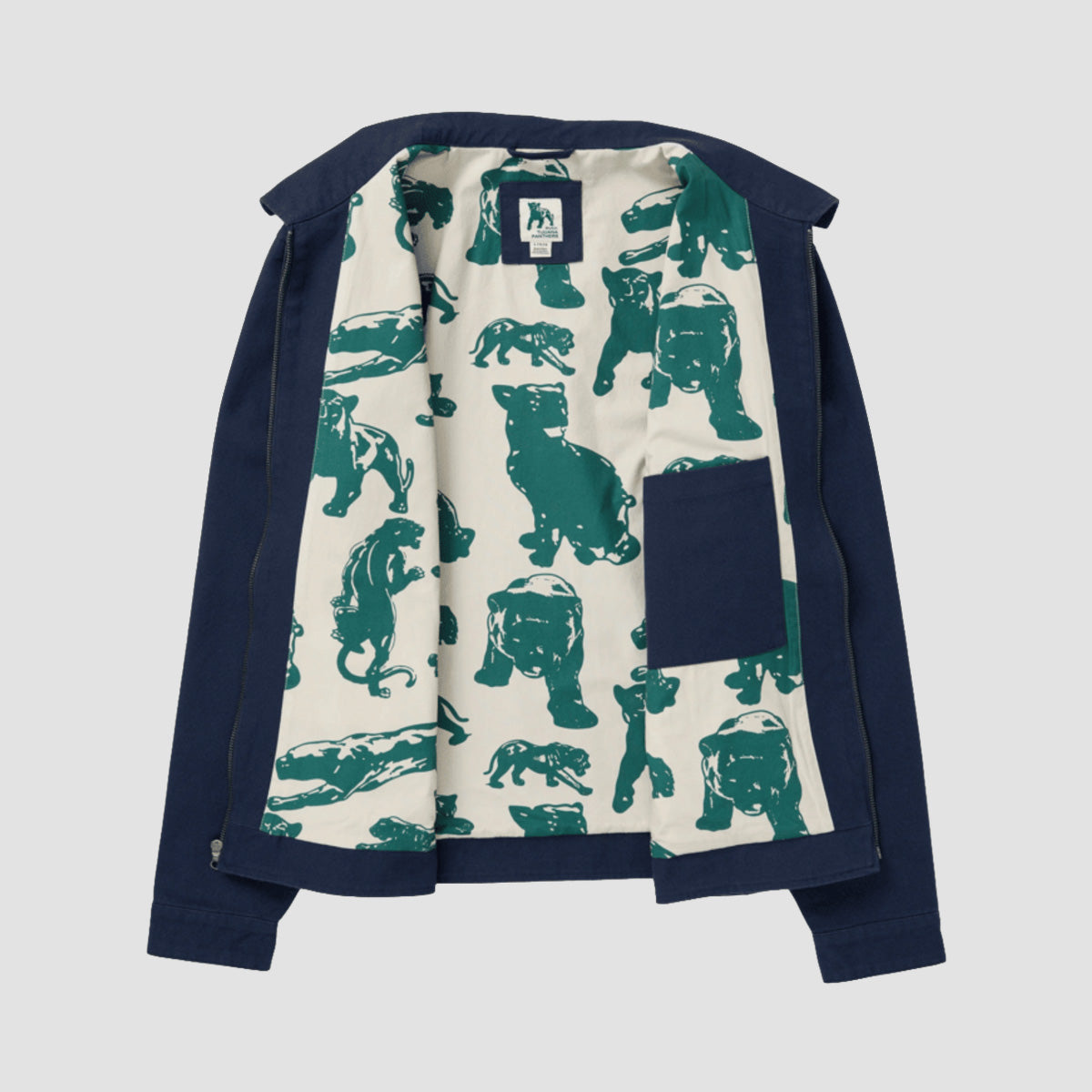 RVCA Panther Team Jacket Garage Blue