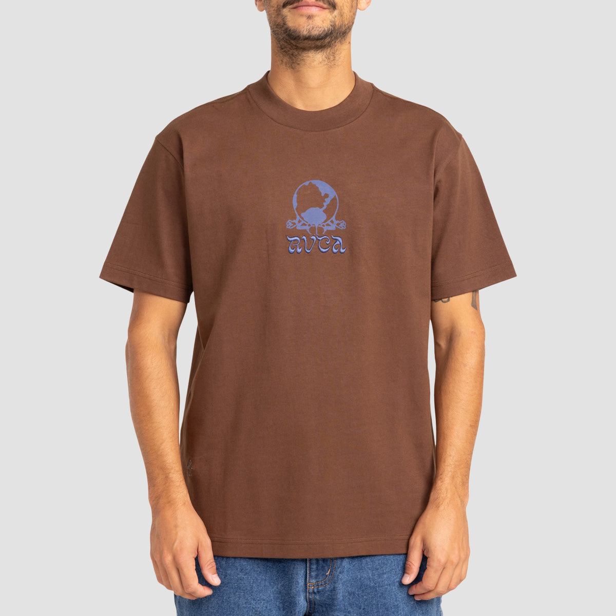 RVCA Scorched Lands T-Shirt Chocolate