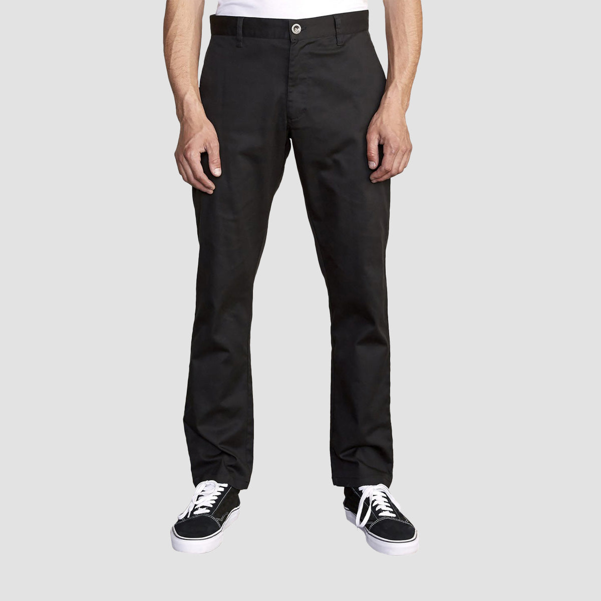 RVCA The Weekend Stretch Straight Fit Trousers Black