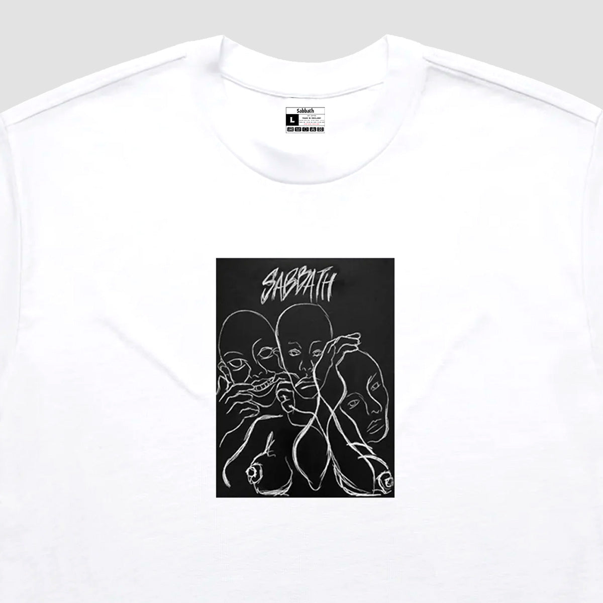 Sabbath Wheels Feelings T-Shirt White