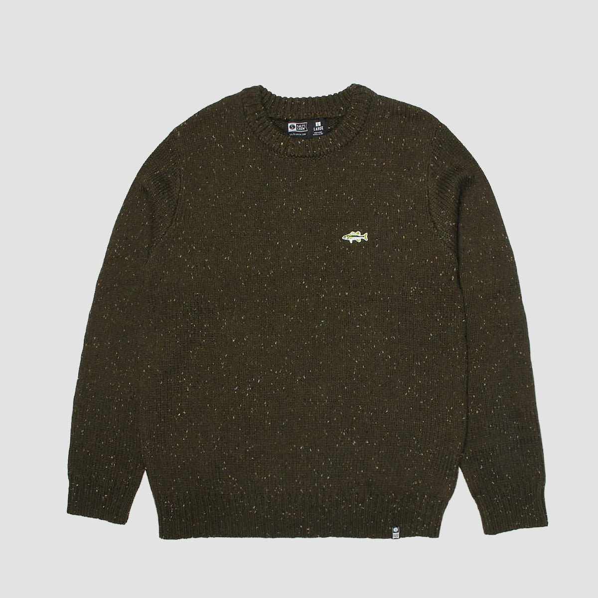 Salty Crew Dusk Knit Sweater Dusty Olive