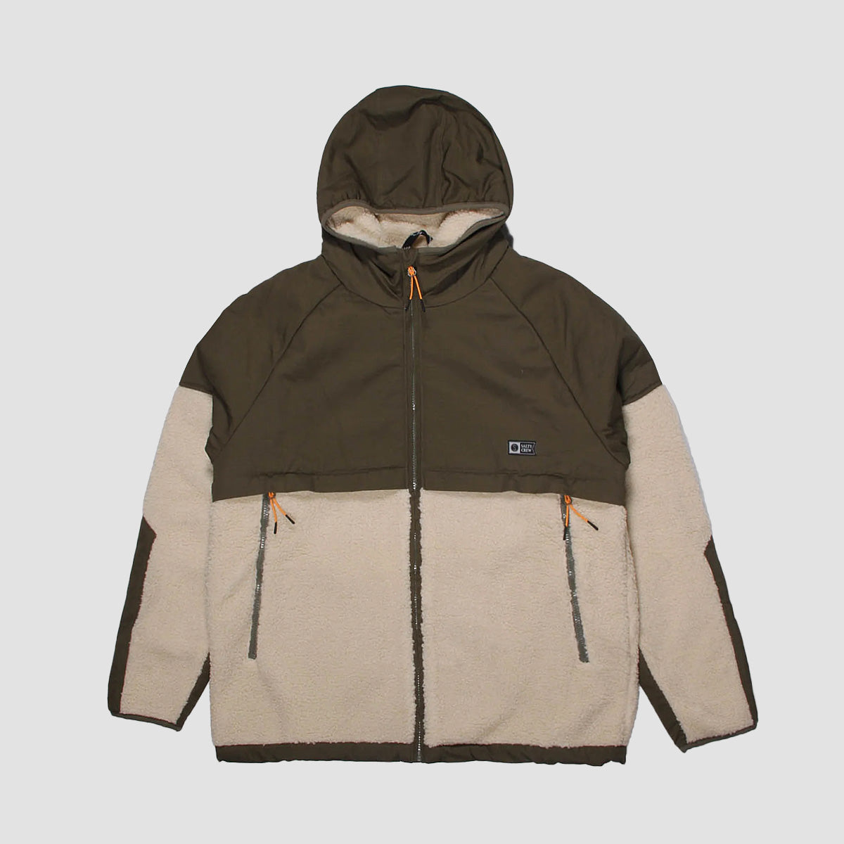 Salty Crew Shield Sherpa Jacket Natural
