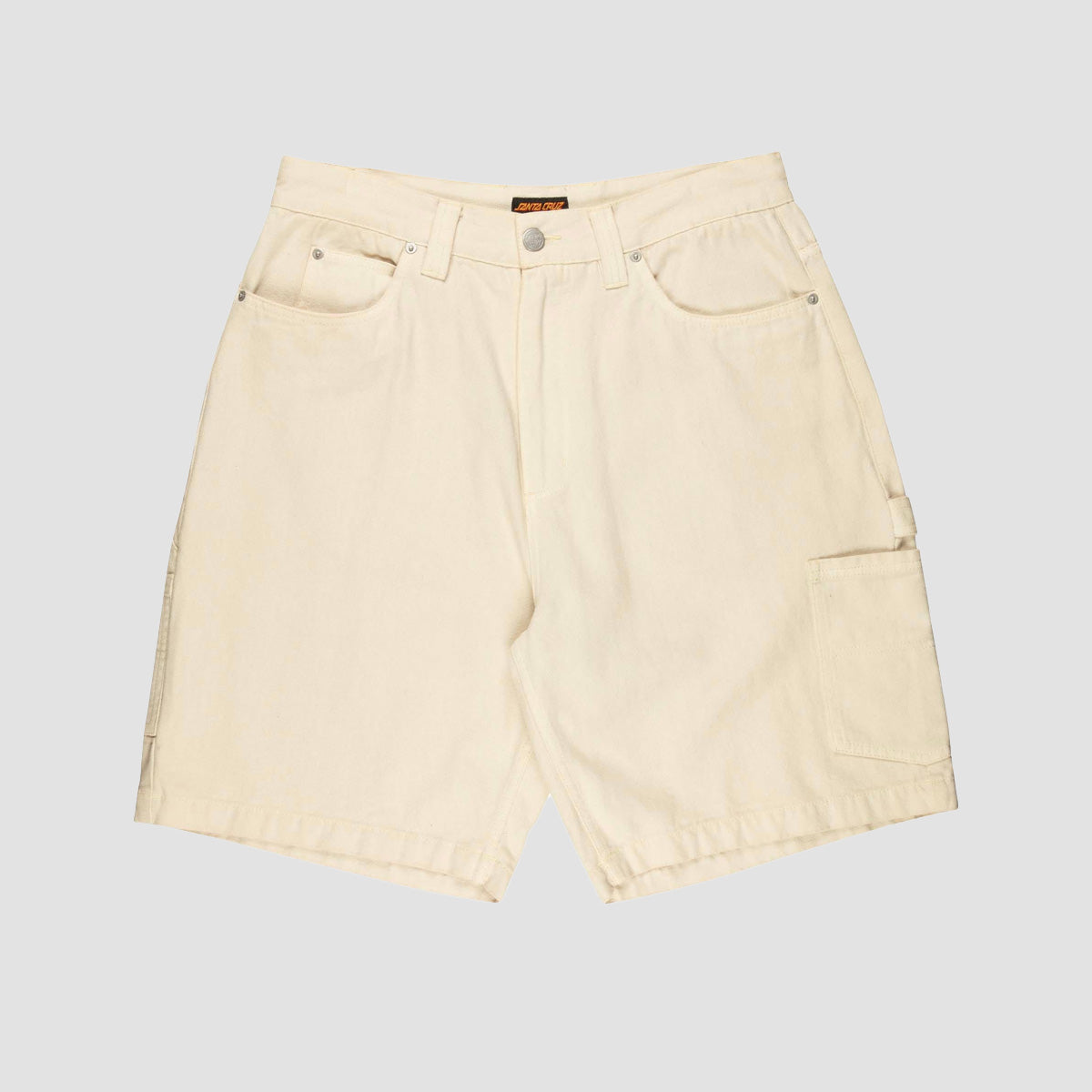 Santa Cruz Carpenter Big Denim Shorts Blond Wood