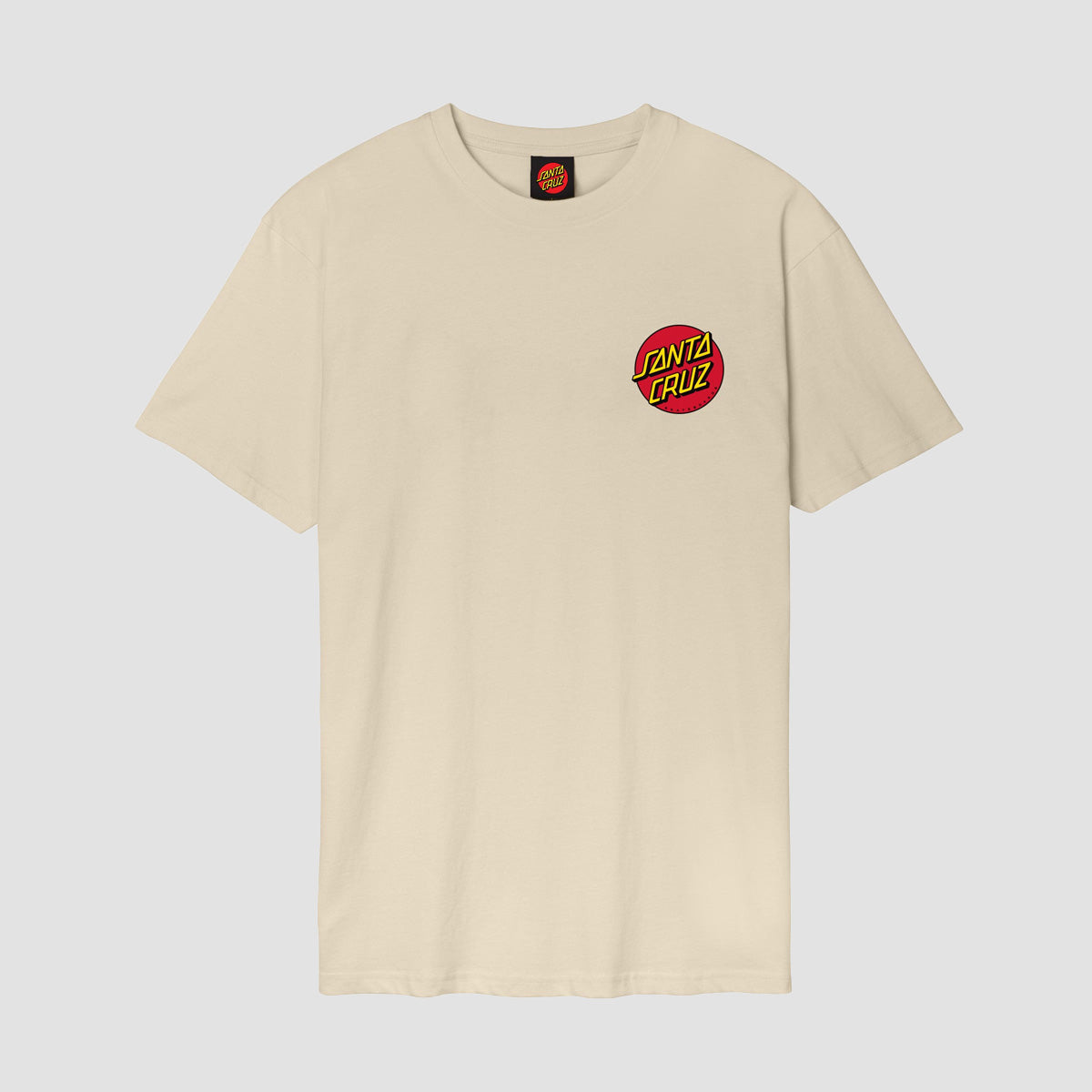 Santa Cruz Classic Dot Chest T-Shirt Blond Wood