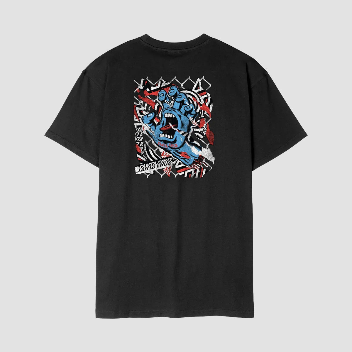 Santa Cruz Damaged Hand T-Shirt Black