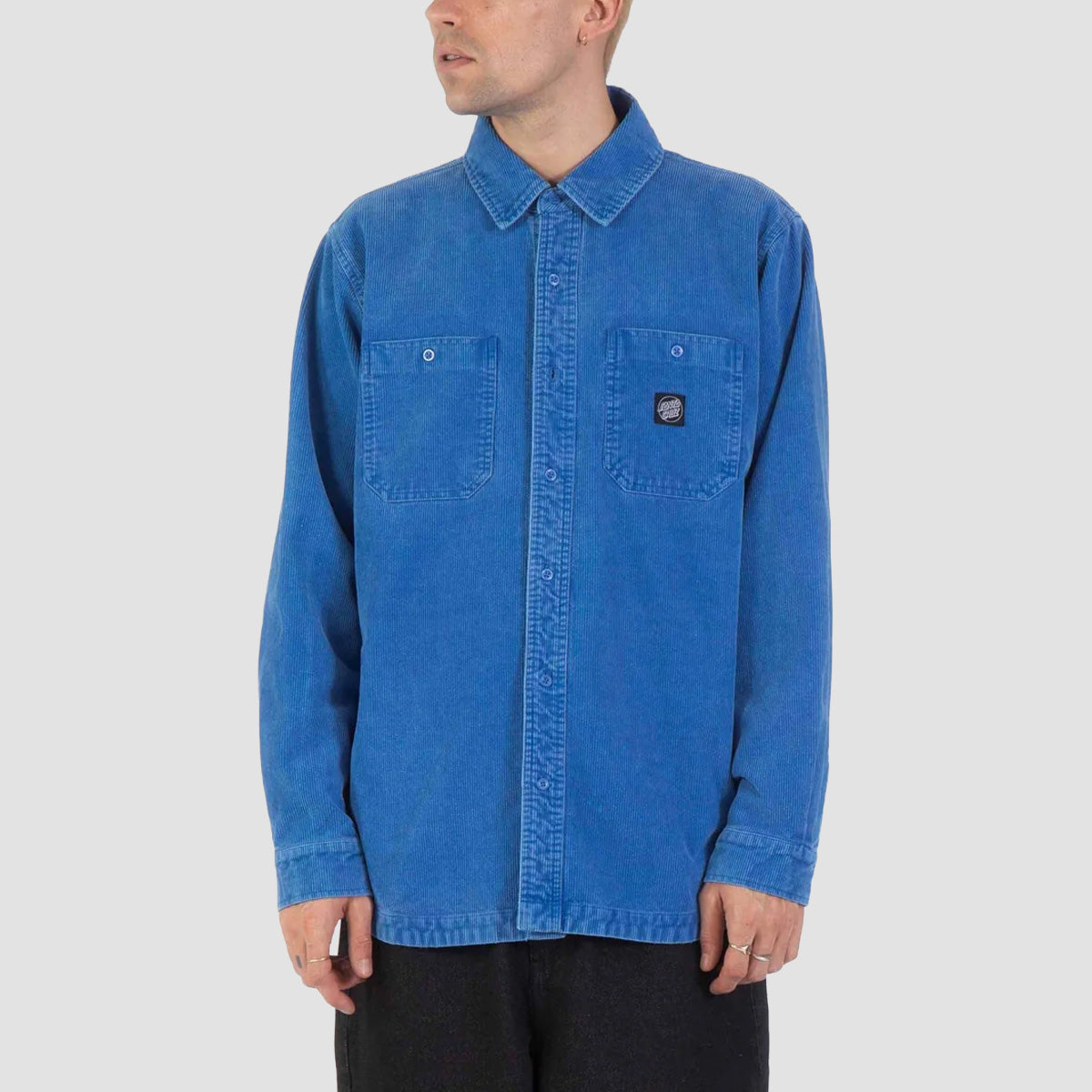 Santa Cruz Jimi Longsleeve Shirt Sapphire