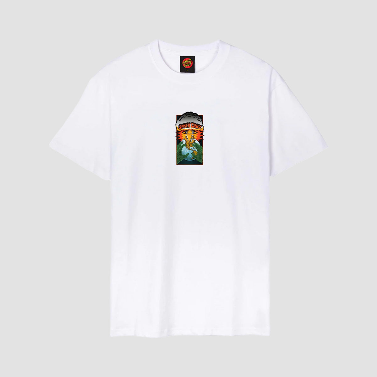 Santa Cruz Kendall End Of The World Front T-Shirt White