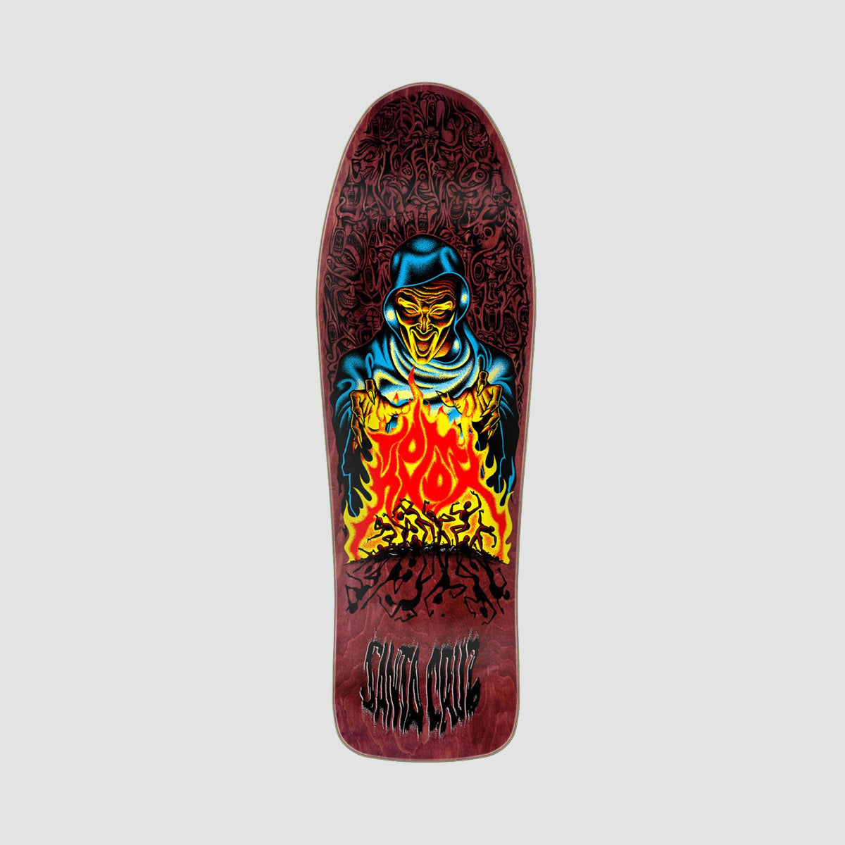 Santa Cruz Knox Firepit Reissue Skateboard Deck - 10"