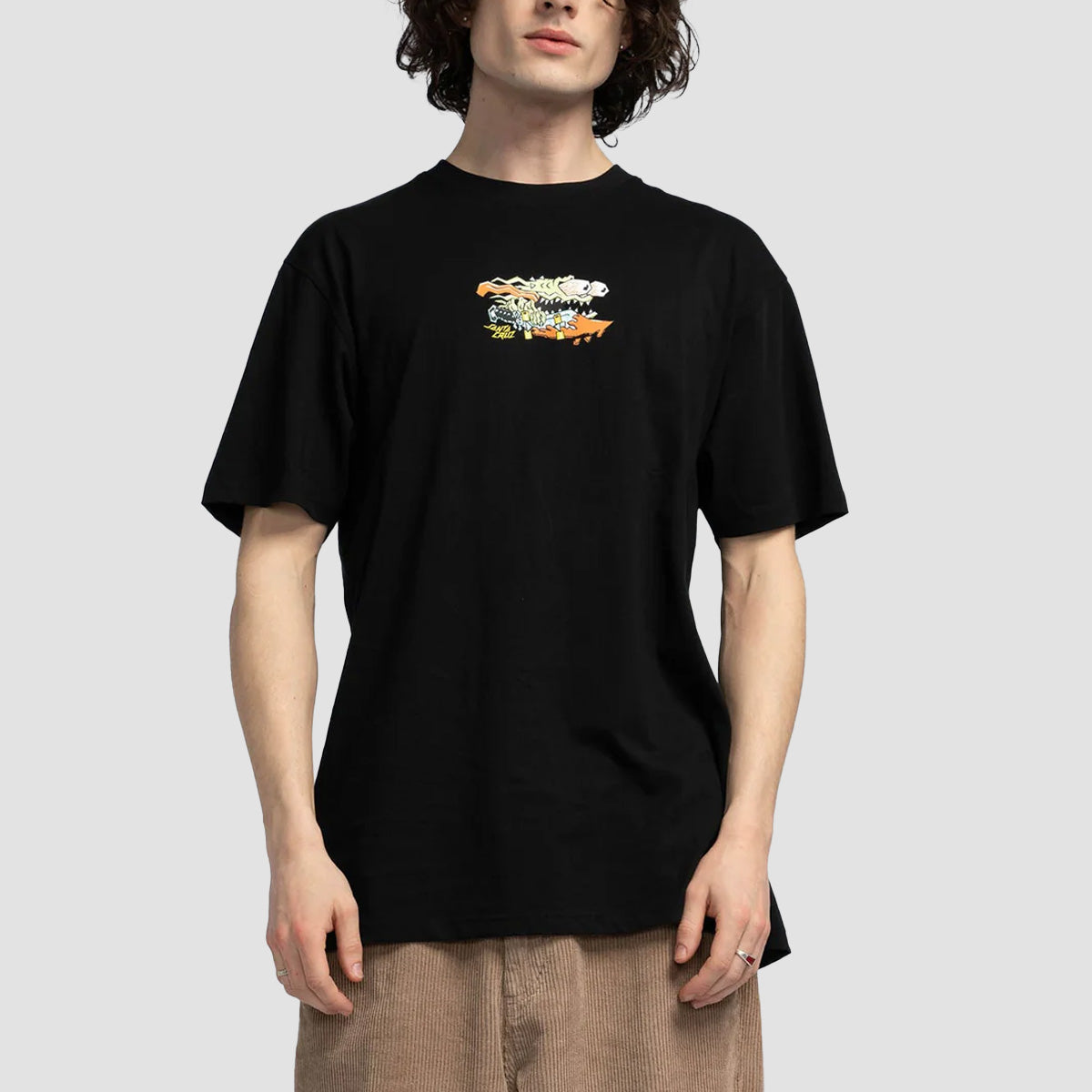 Santa Cruz Meek Scratched Slasher Front T-Shirt Black