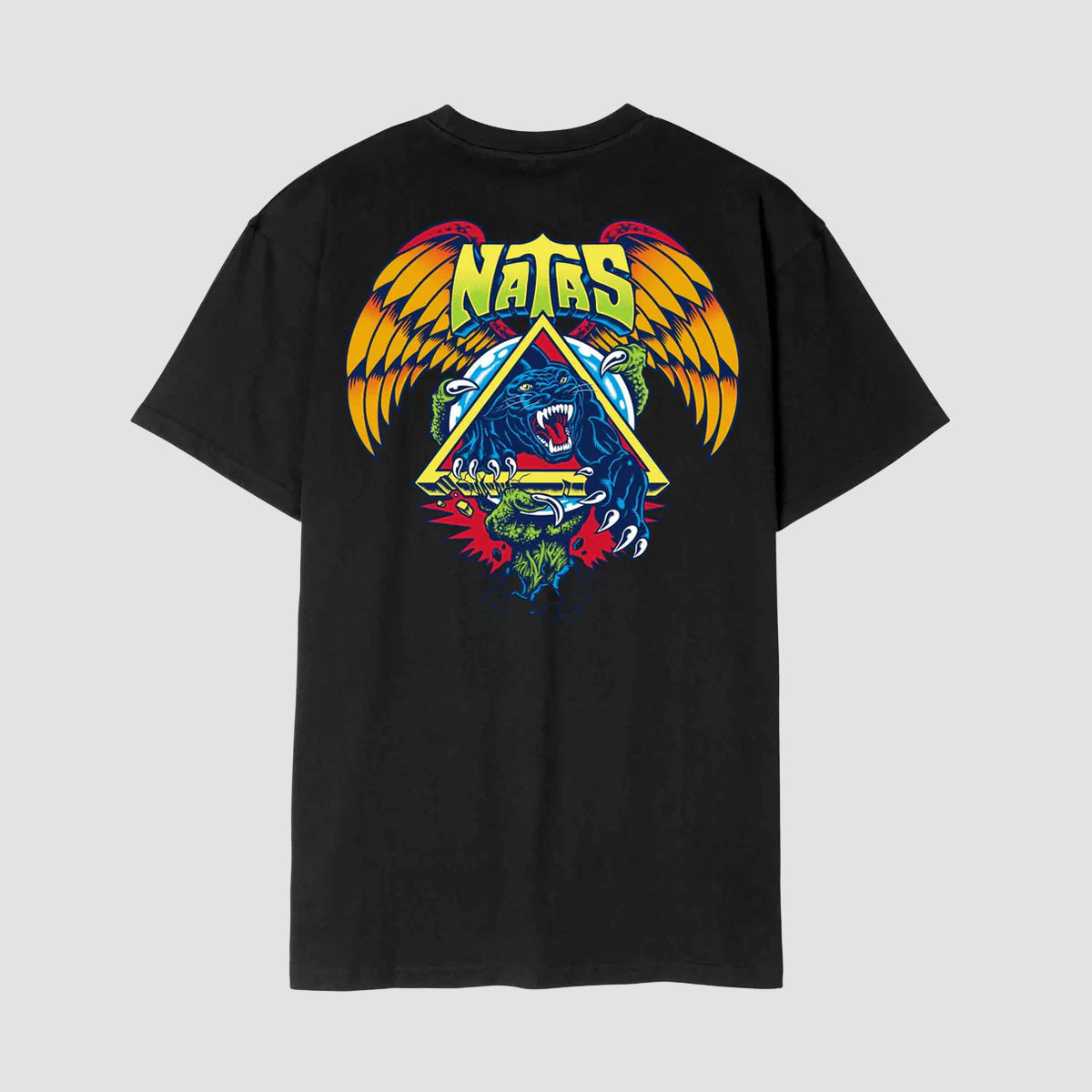 Santa Cruz Natas SC Panther T-Shirt Black