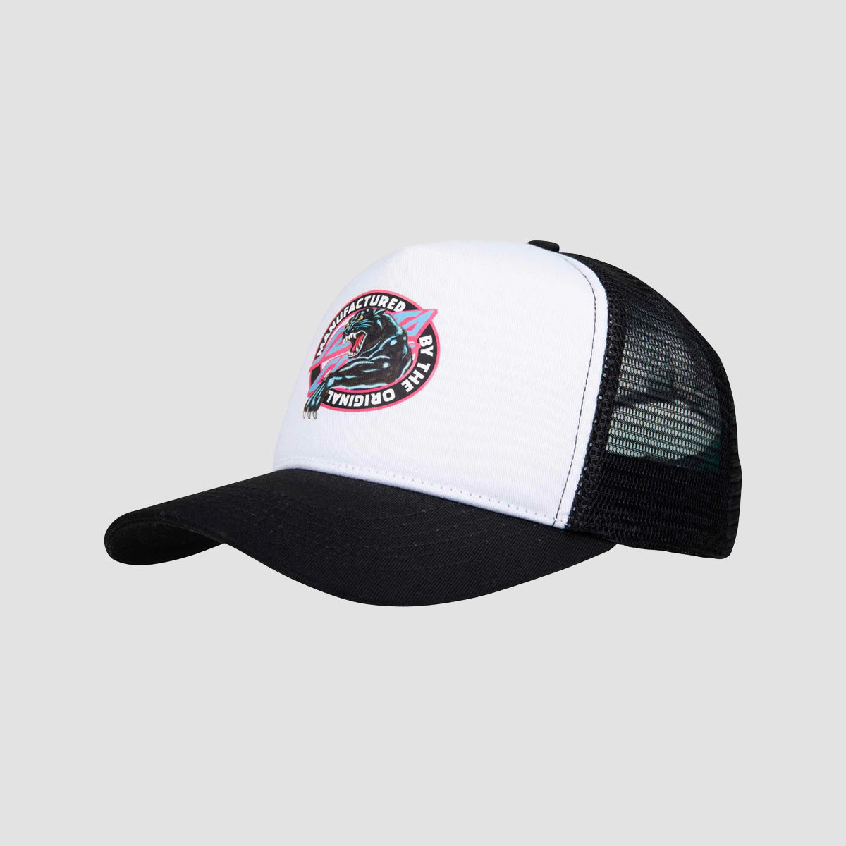 Santa Cruz Natas Sketch Panther Mesh Cap Black/White