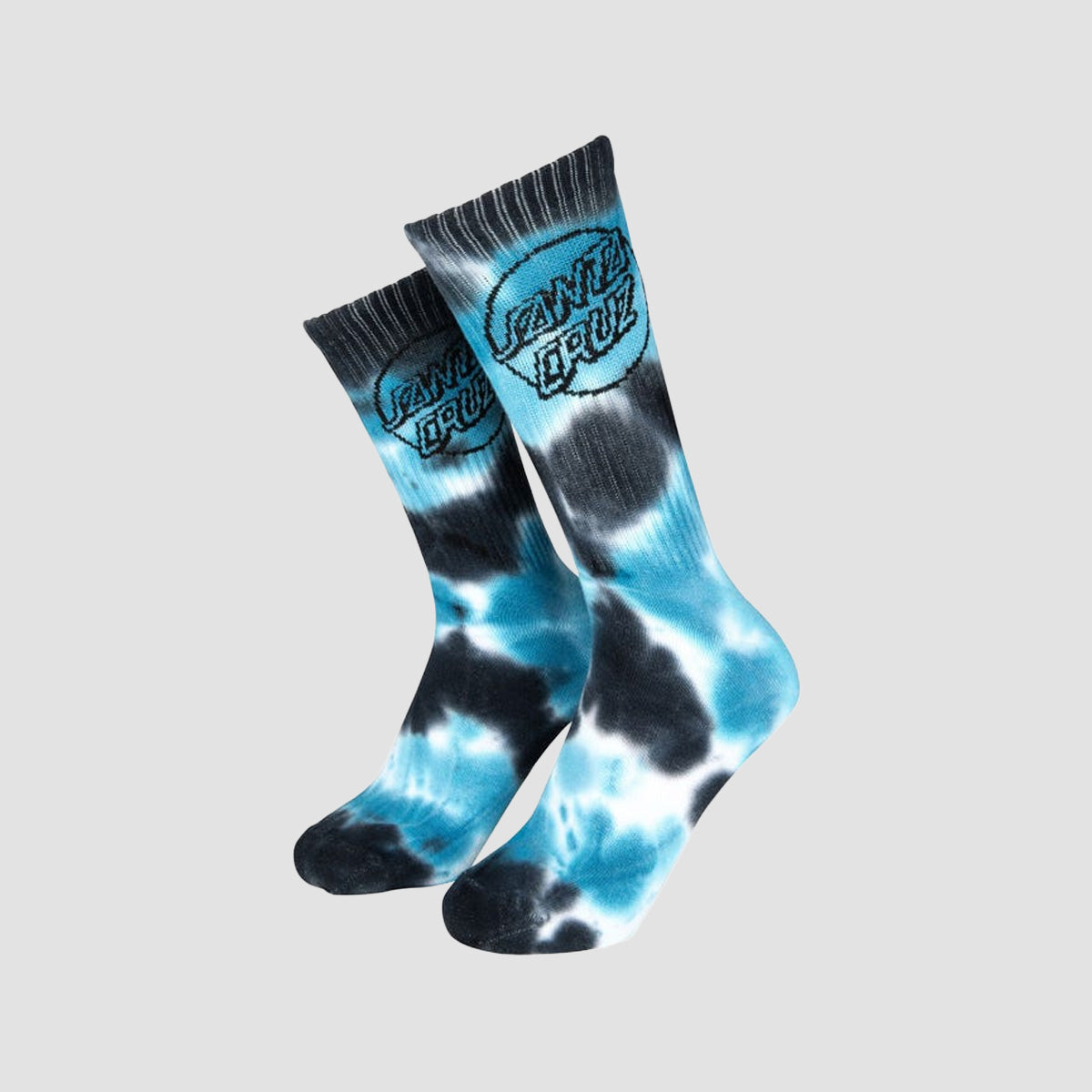 Santa Cruz Opus Dot Socks Blue Rainbow