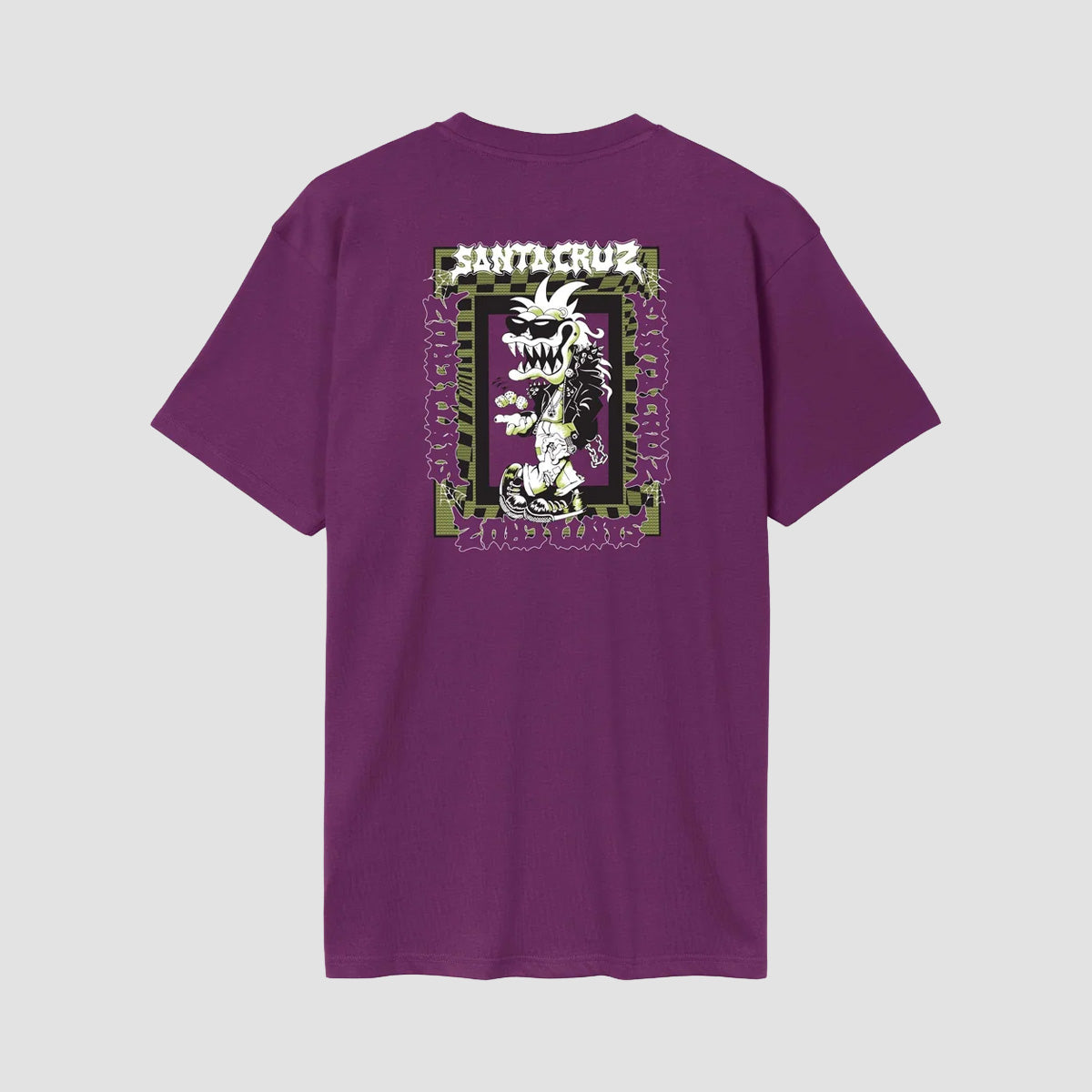 Santa Cruz Punk Gremlin Front T-Shirt Fresh Purple