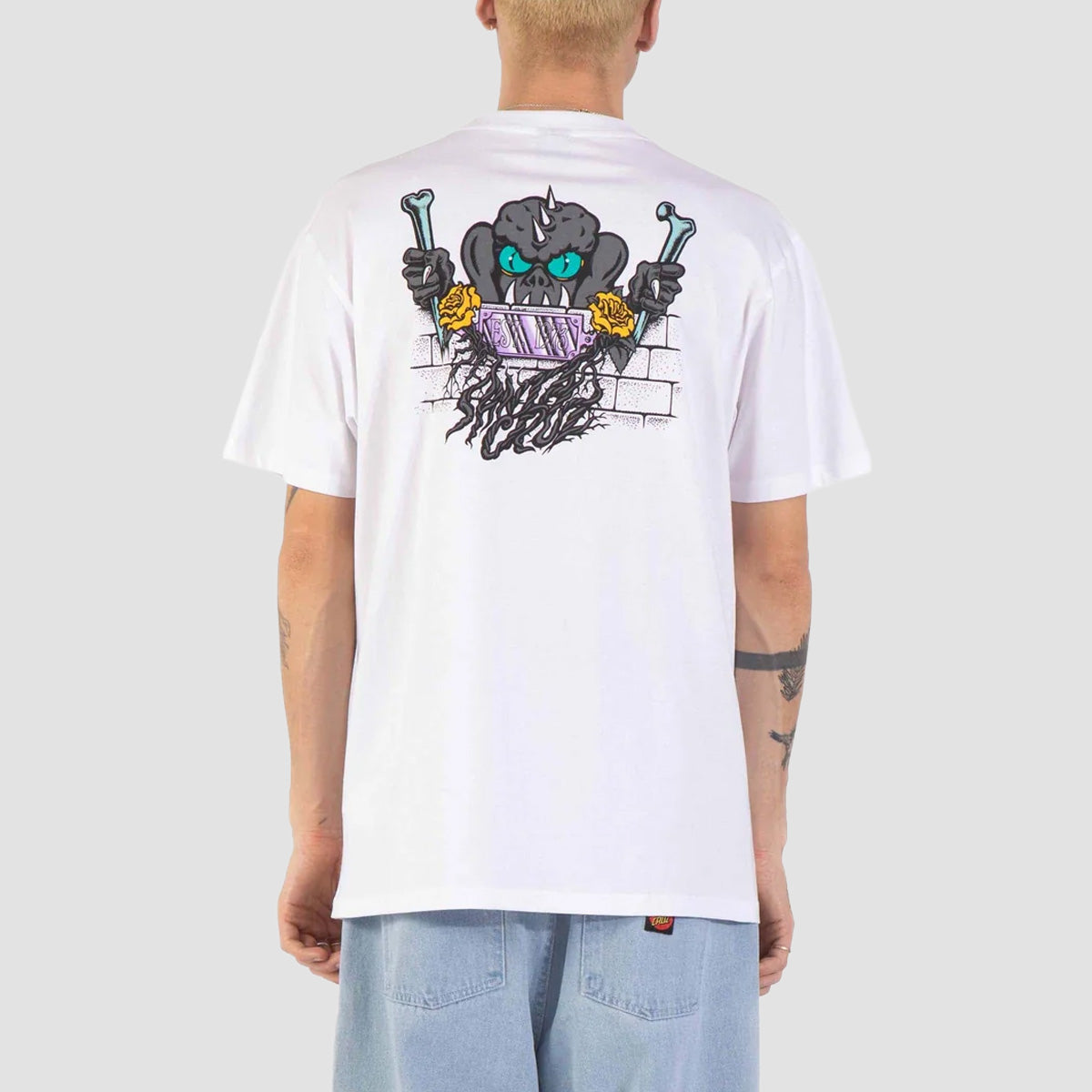 Santa Cruz Rankine Monster T-Shirt White