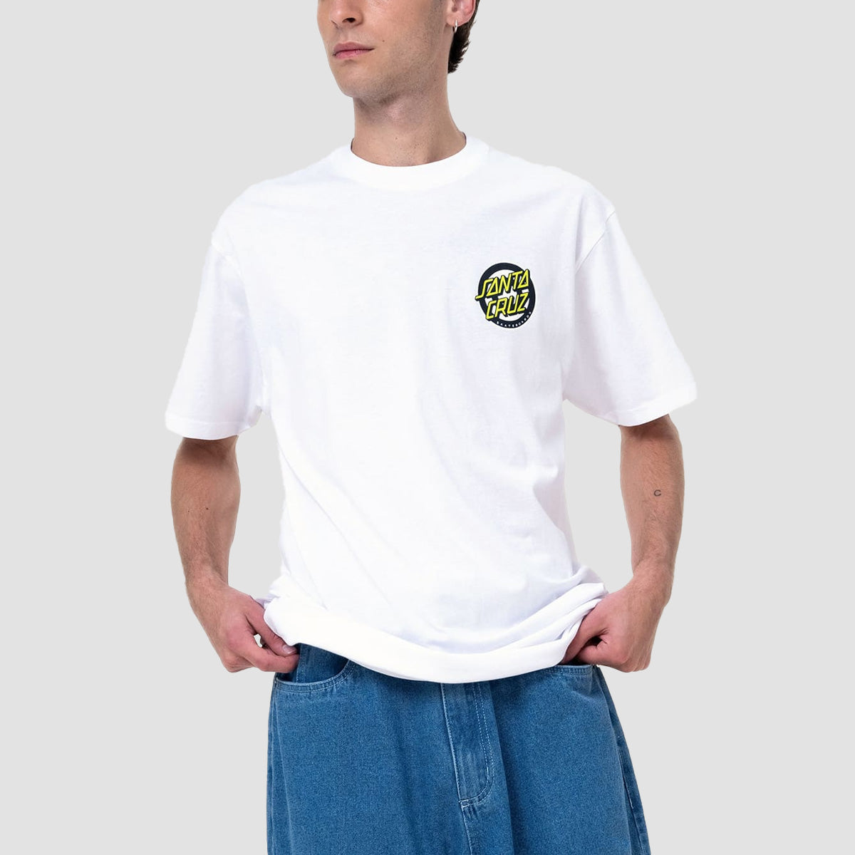 Santa Cruz Roskopp Screaming Target T-Shirt White