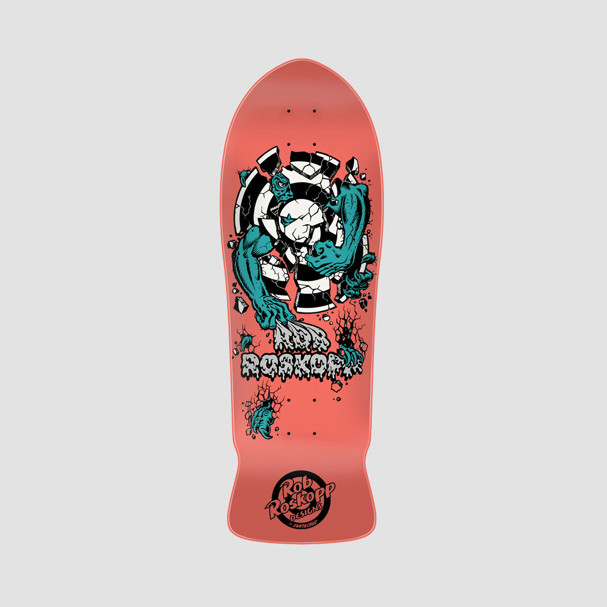 Santa Cruz Roskopp Three Reissue Skateboard Decks - 10.17 Inches