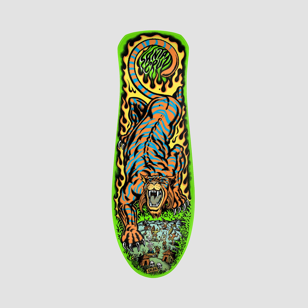 Santa Cruz Salba Tiger Reissue Skateboard Decks - 10.30 Inches