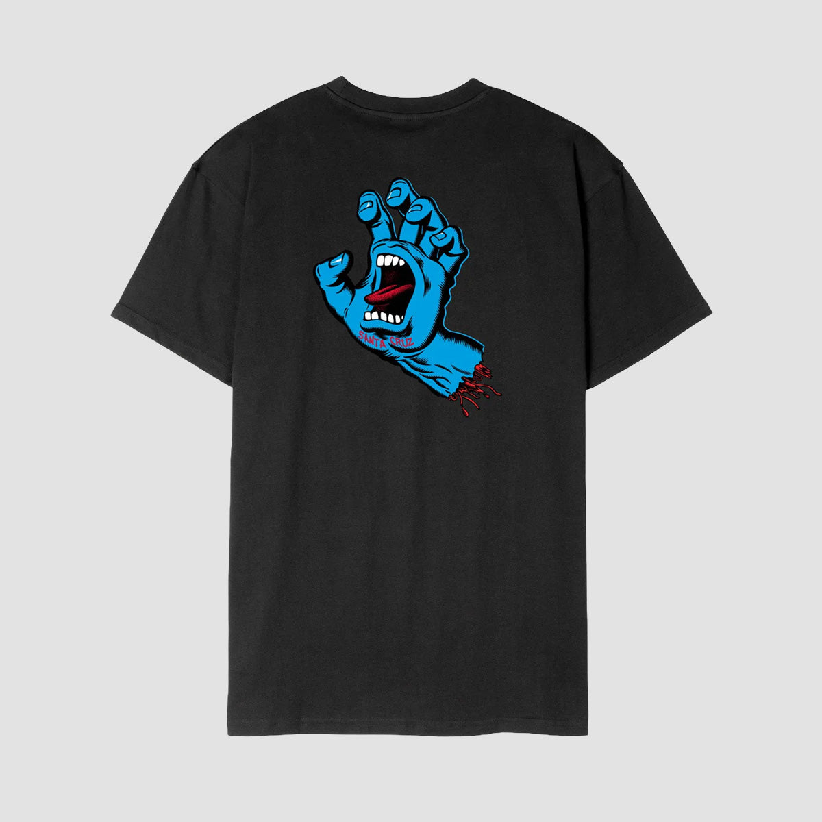 Santa Cruz Screaming Hand Chest T-Shirt Black