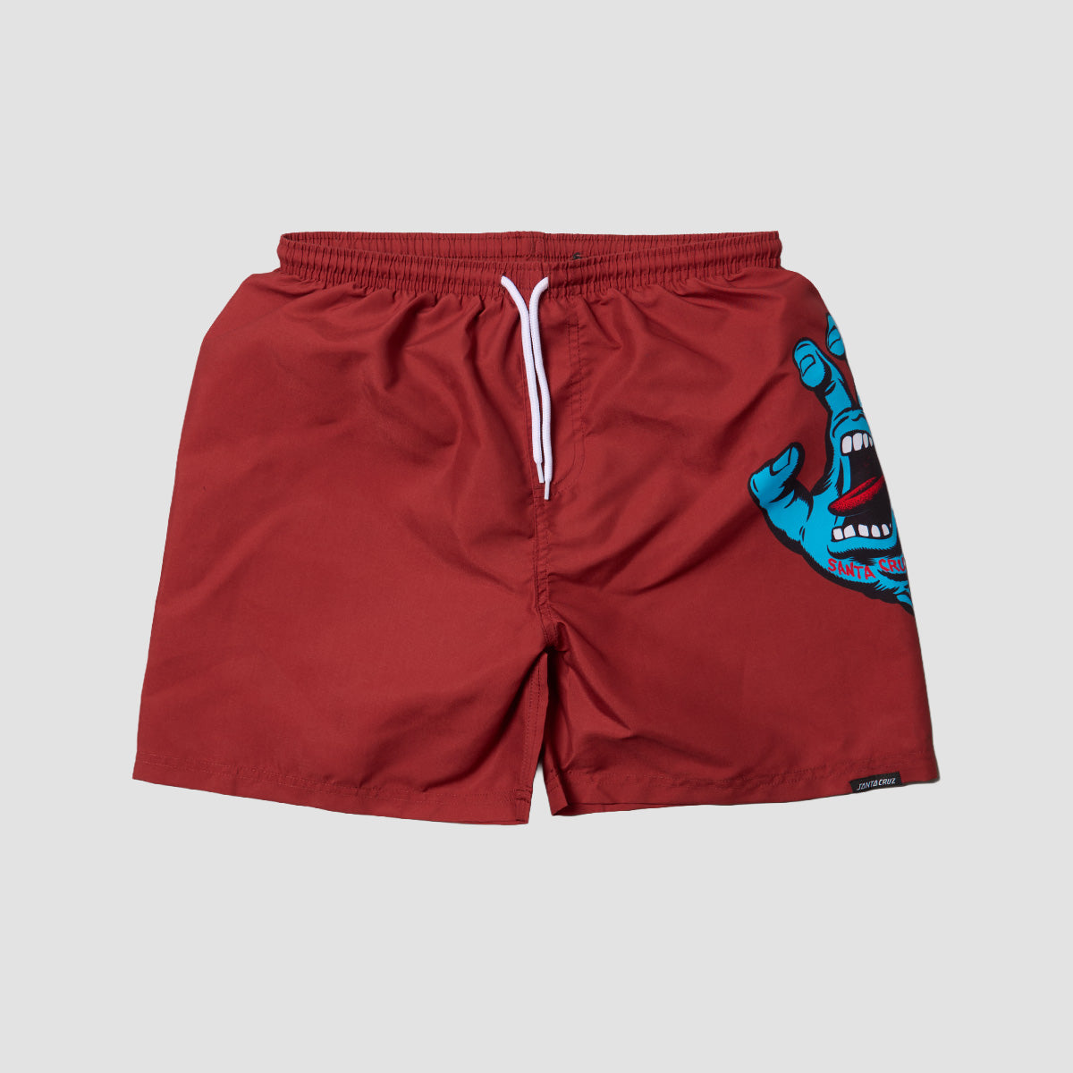 Santa Cruz Screaming Hand Swimshorts Dark Rust - Kids
