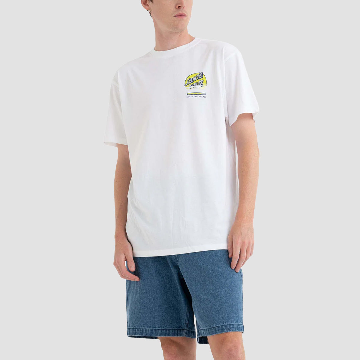 Santa Cruz Self Destruct T-Shirt White
