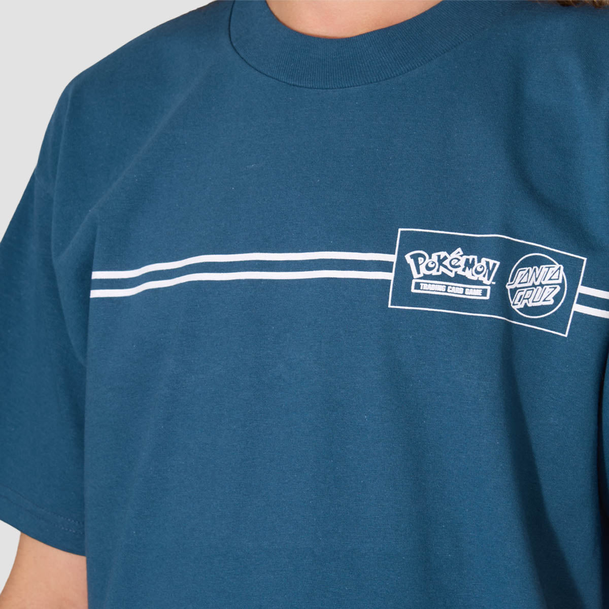 Santa Cruz X Pokemon Energy Dot T-Shirt Harbor Blue