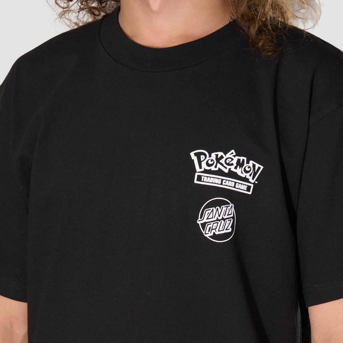 Santa Cruz X Pokemon Power Dot T-Shirt Black