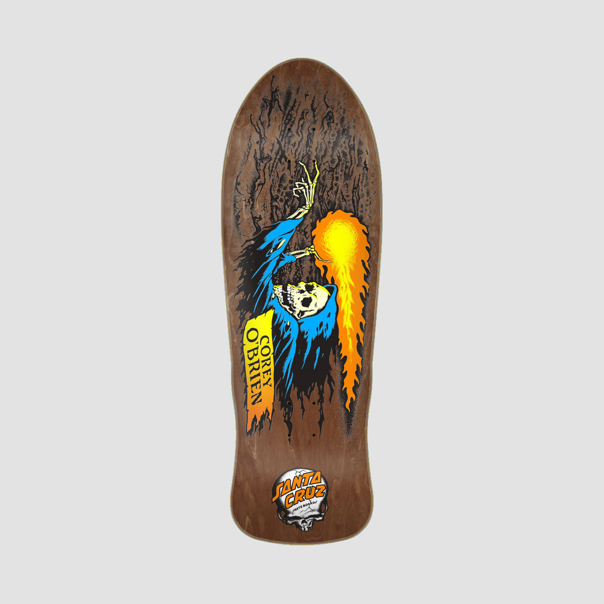 Santa Cruz OBrien Reaper Reissue Skateboard Deck - 9.85"