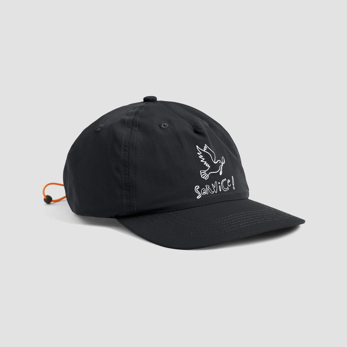 Service Works Nylon Dove Cap Black