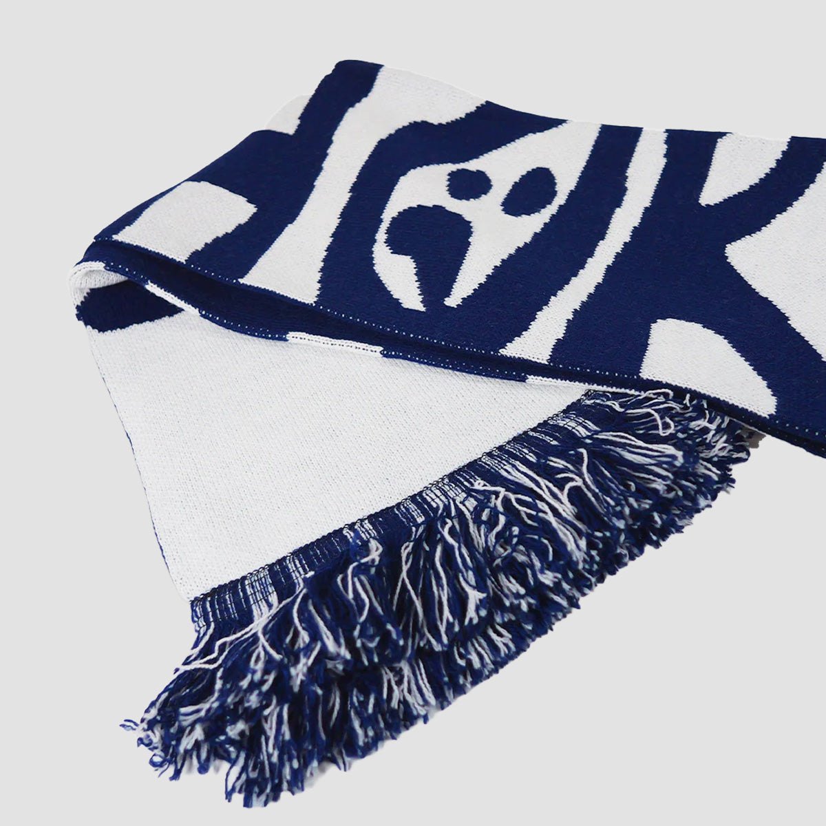 Short Straw Legsley Scarf Midnight/White