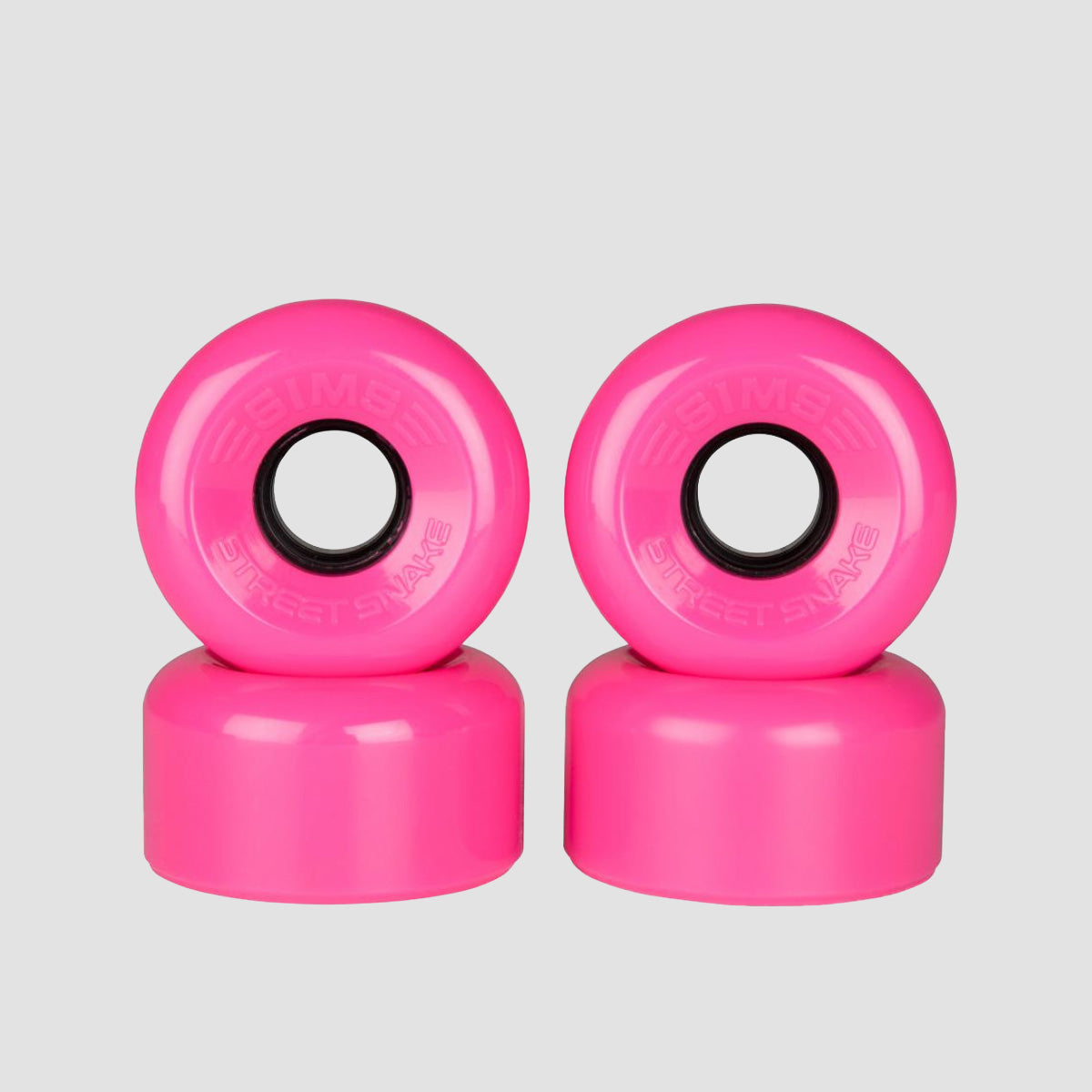 Sims Street Snakes 78a Quad Wheels x4 Pink 62mm