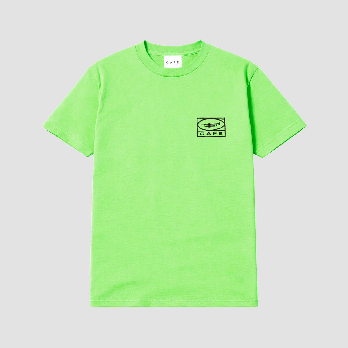 Skateboard Cafe 45 T-Shirt Lime/Black