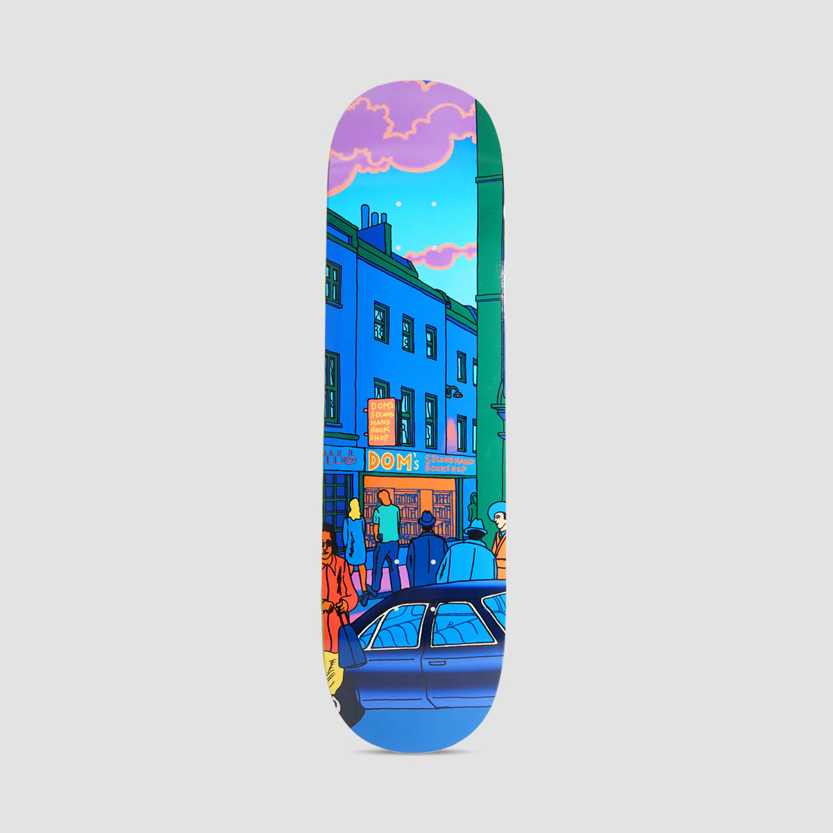 Skateboard Cafe High Street Pro Series Dom's Secondhand Bookshop C2 Shape Skateboard Deck - 8.38"