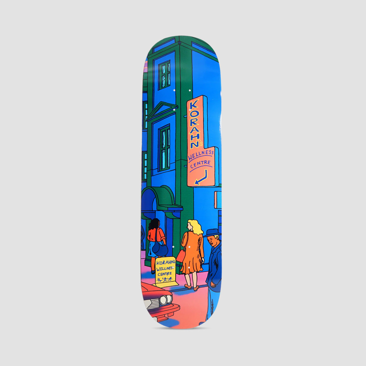 Skateboard Cafe High Street Pro Series Korahn's Wellness Centre C2 Shape Skateboard Deck - 8.5"