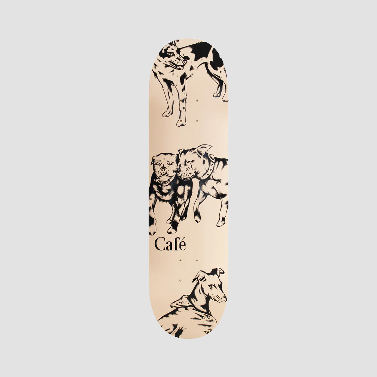 Skateboard Cafe Pooch Skateboard Deck Cream - 8.125"