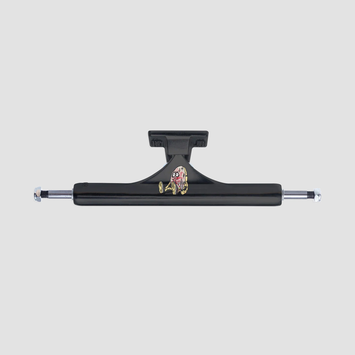 Slappy ST1 Curb Killer II Hollow Inverted Kingpin Skateboard Trucks 1 Pair Matte Black - 9"