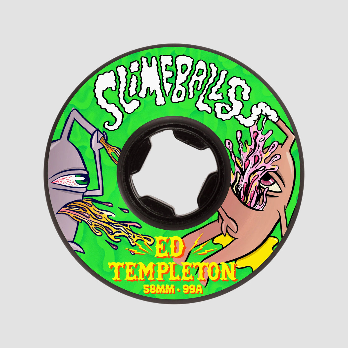 Slime Balls Templeton Vomits 99a Skateboard Wheels Black 58mm