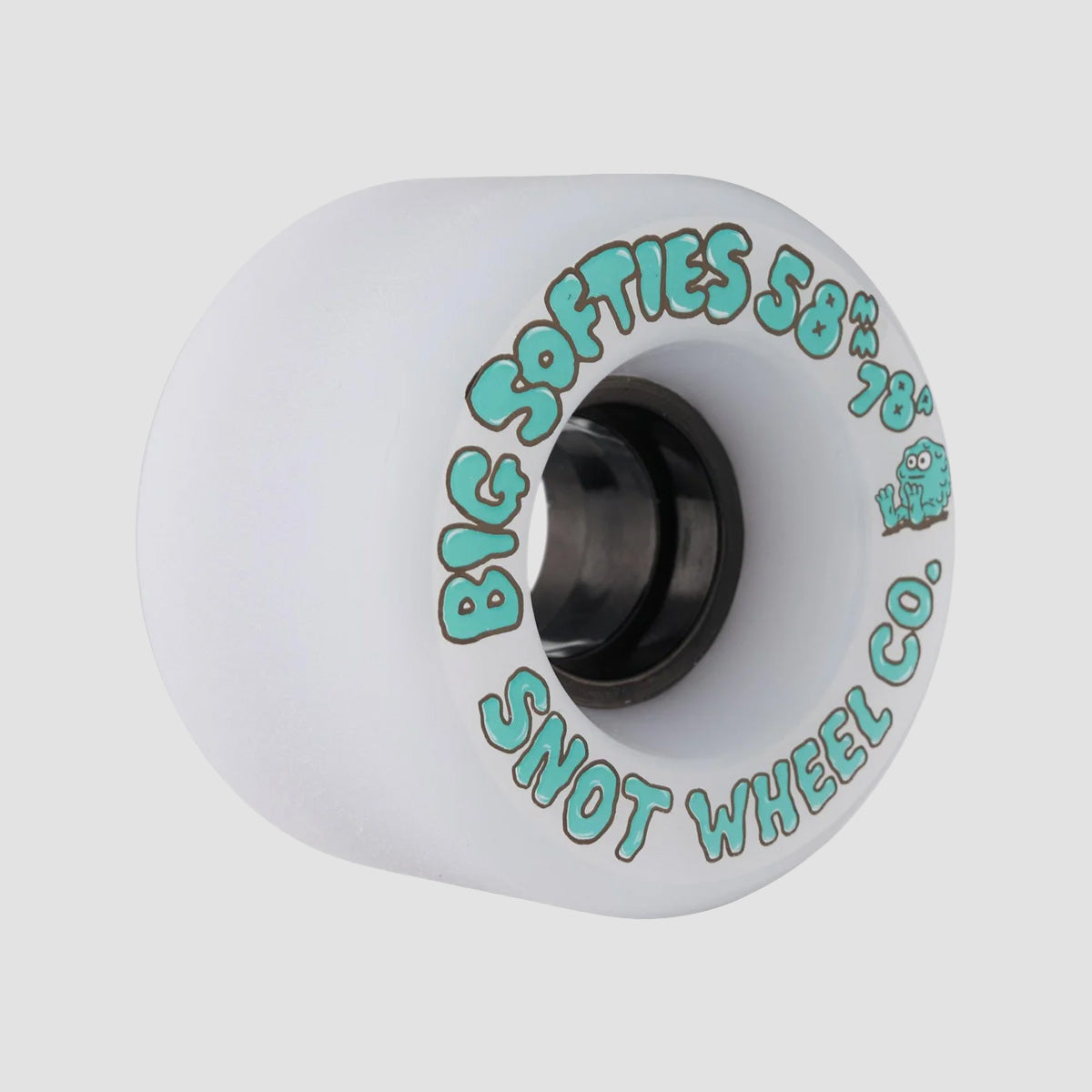 Snot Big Softies 78A Skateboard Wheels White/Black 58mm