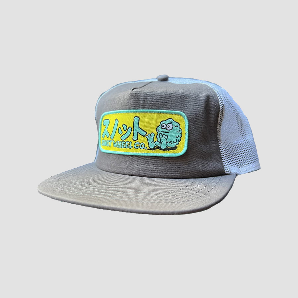 Snot Japan Patch Trucker Cap Grey/White