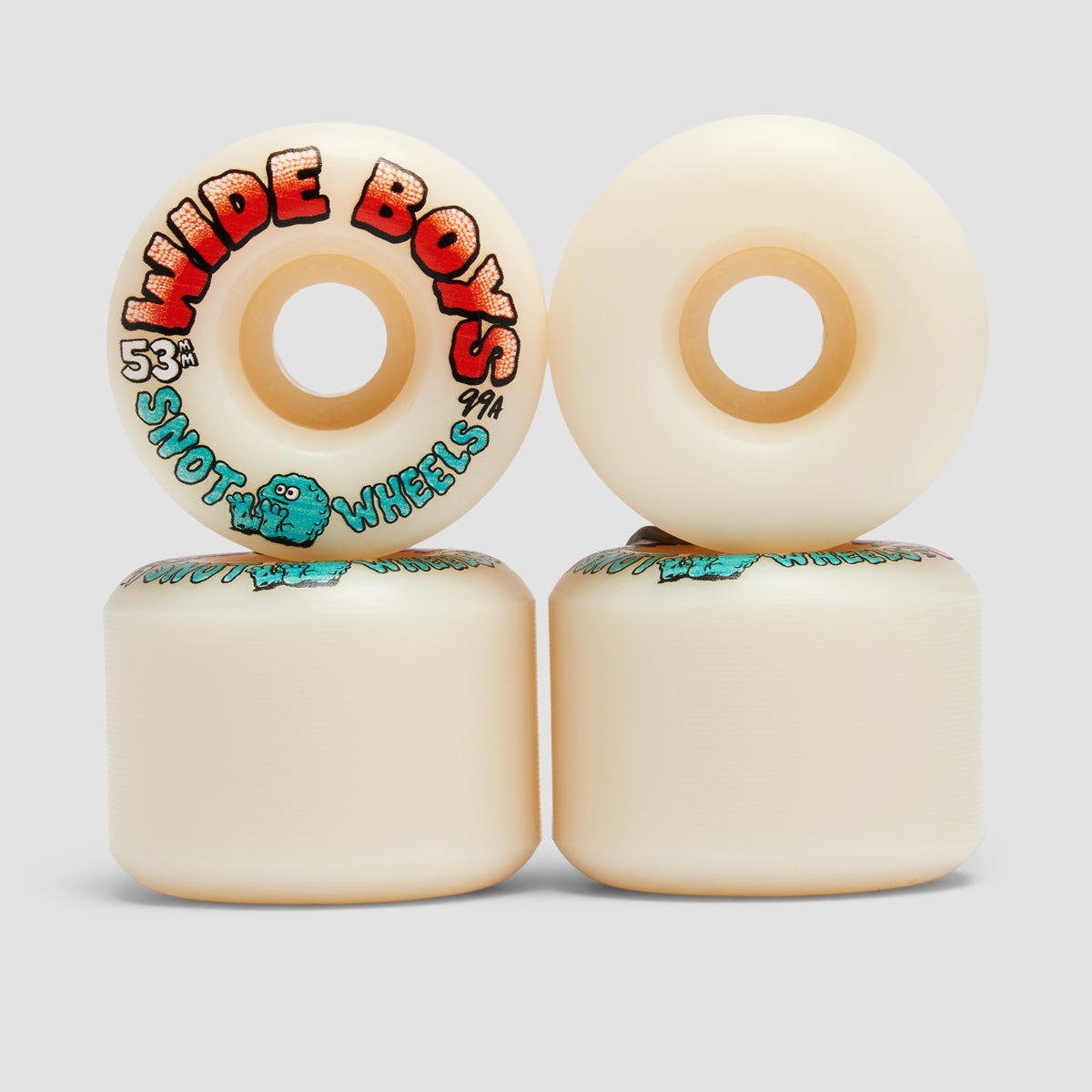 Snot Wide Boys 99A Skateboard Wheels Glow In The Dark 53mm