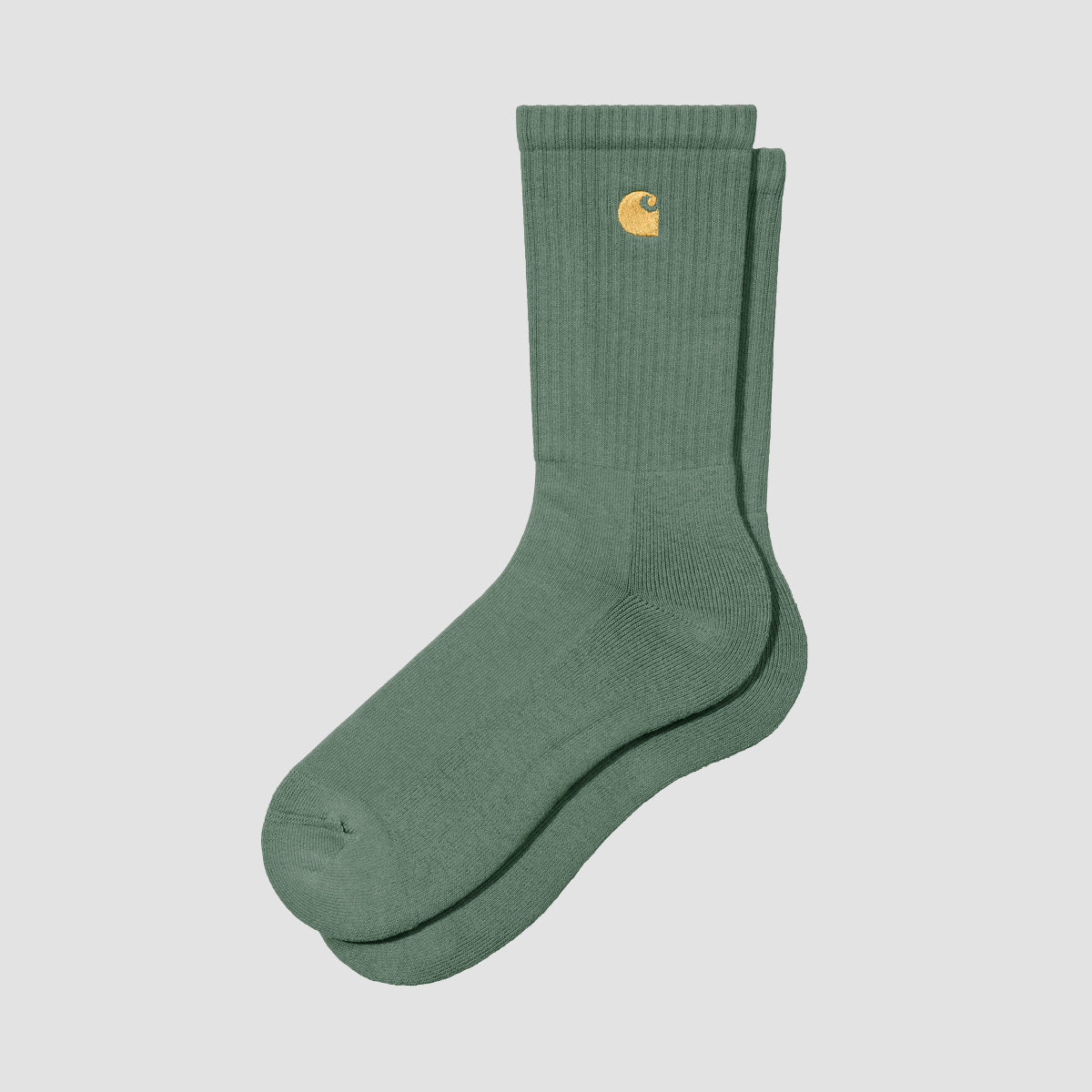Carhartt WIP Chase Socks Duck Green/Gold