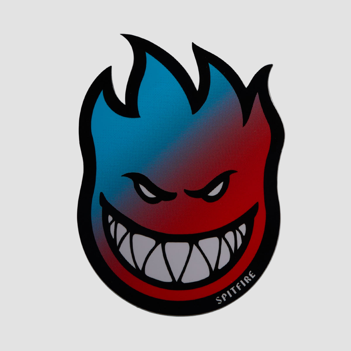 Spitfire Bighead Fade Sticker Medium Red/Blue 155x110mm