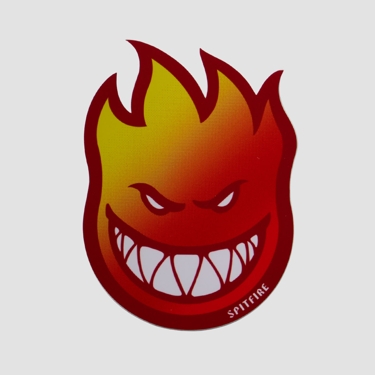 Spitfire Bighead Fade Sticker Medium Red/Yellow 155x110mm