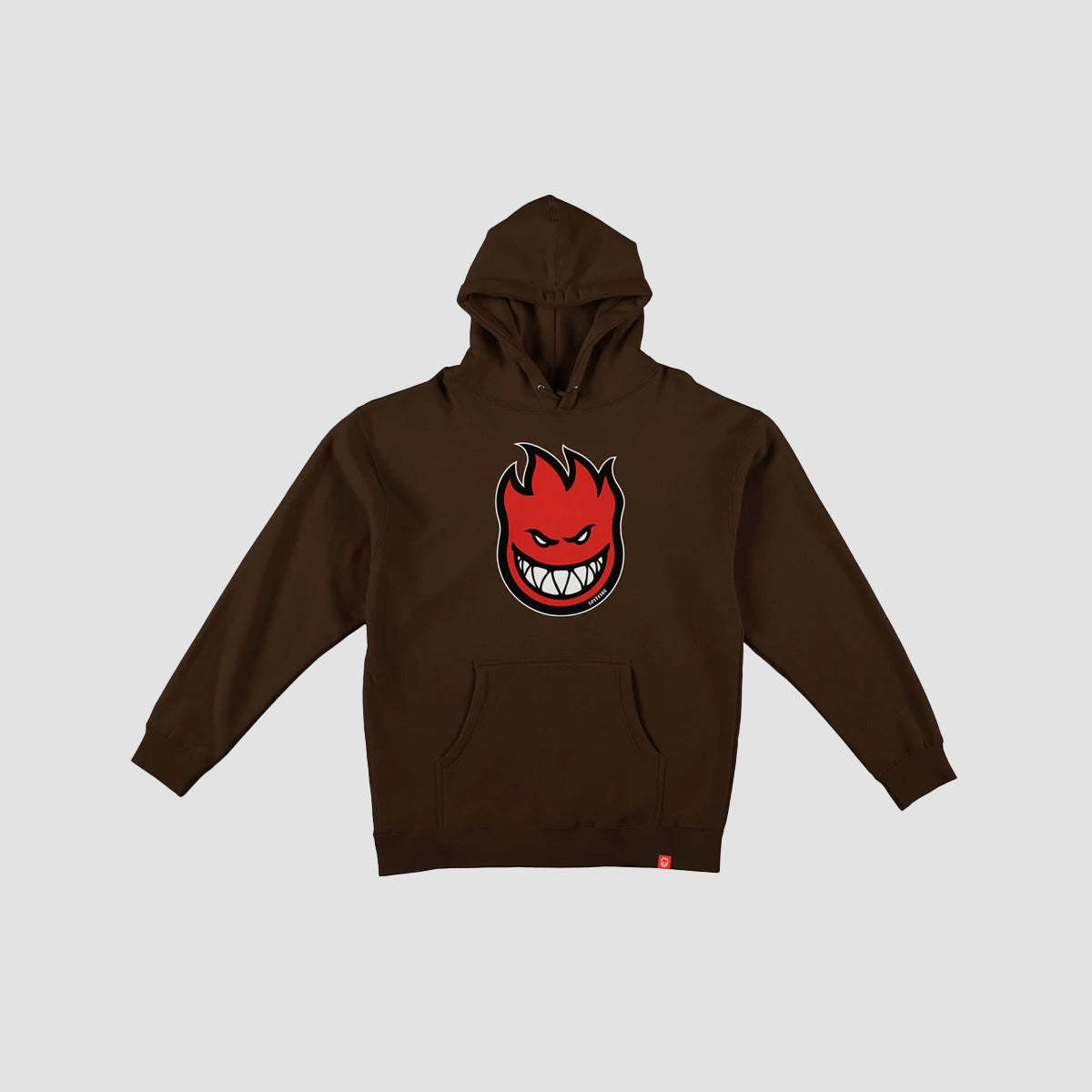 Spitfire Bighead Fill Pullover Hoodie Brown/Red
