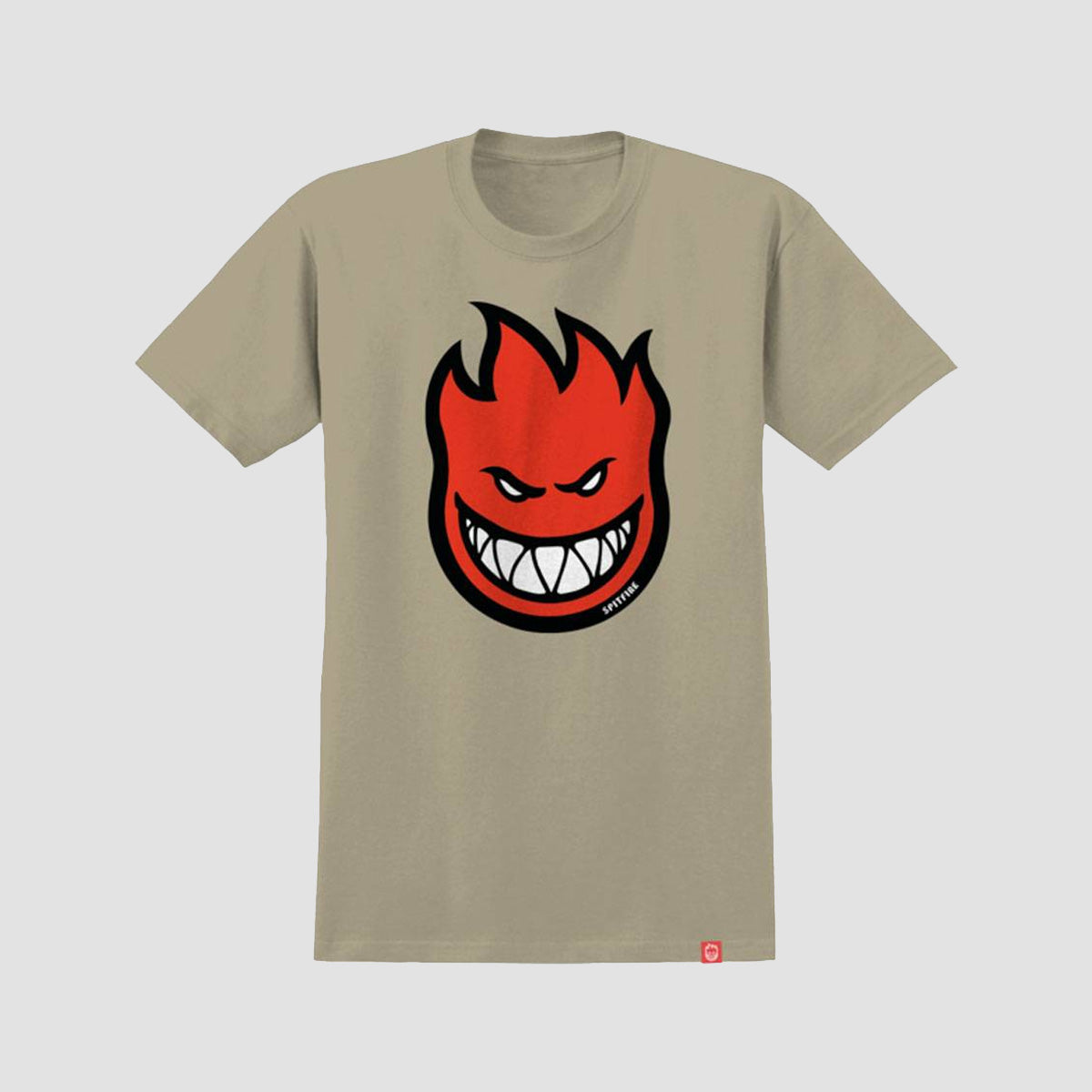 Spitfire Bighead Fill T-Shirt Sand/Red/Black/White
