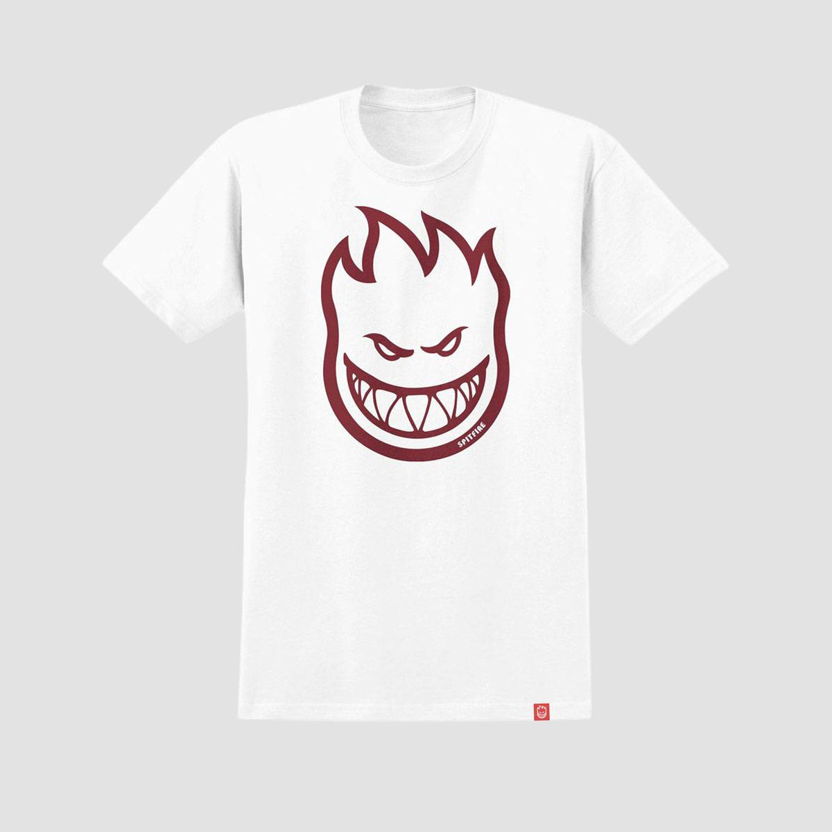 Spitfire Bighead T-Shirt White/Dark Red