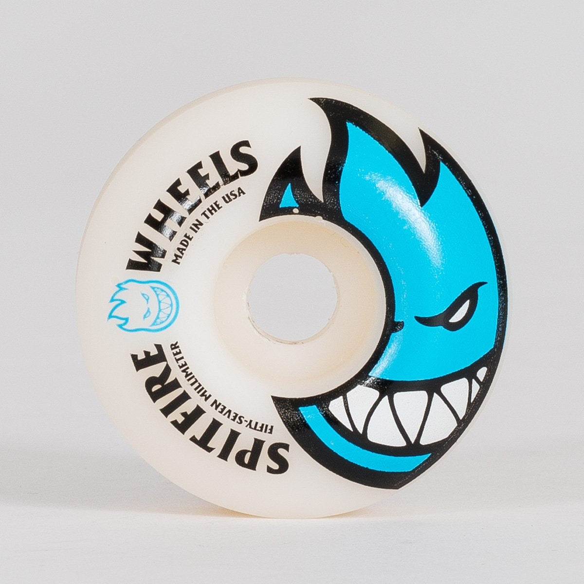 Spitfire Bighead Skateboard Wheels White/Sky Blue 57mm