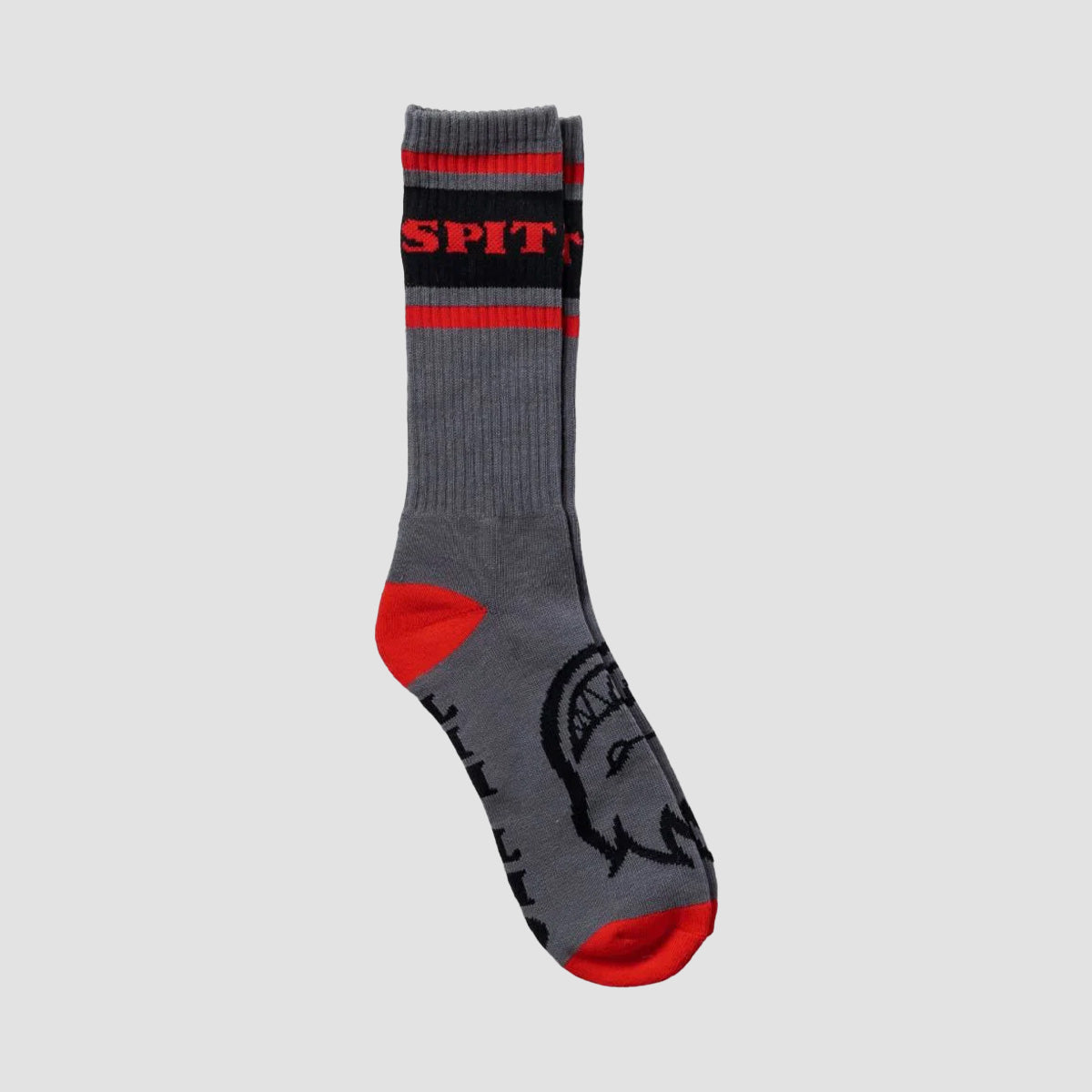Spitfire Classic 87 Bighead Socks Charcoal/Red/Black