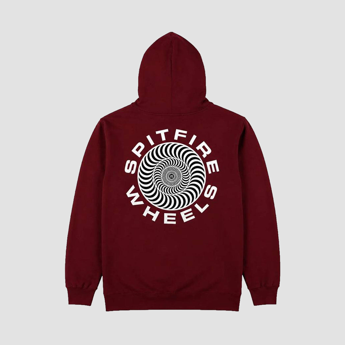 Spitfire Classic 87 Swirl Fill Pullover Hoodie Maroon/White