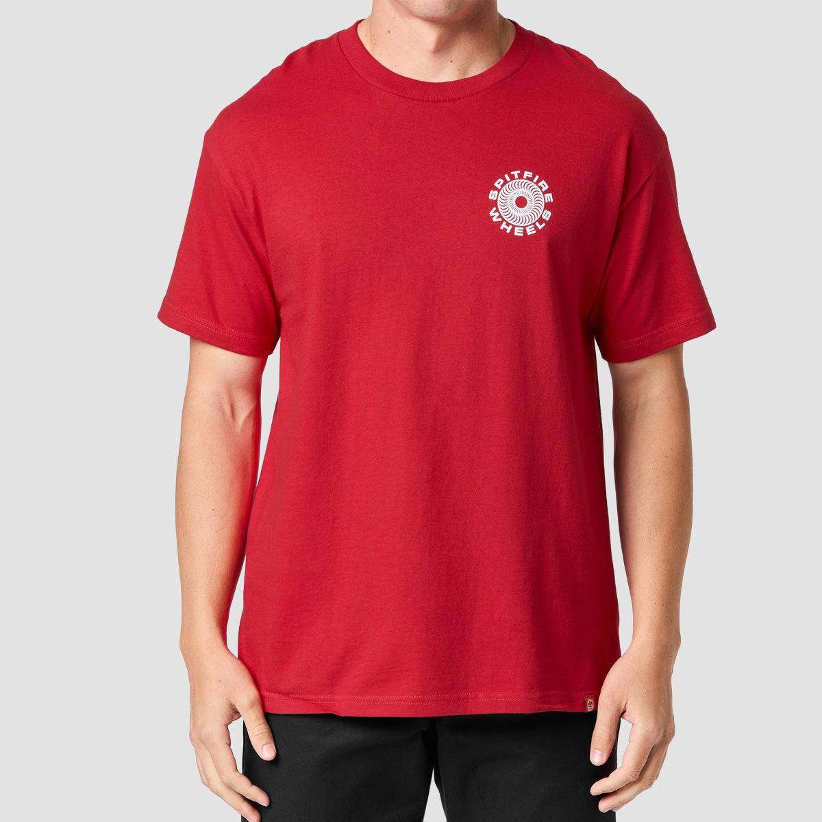 Spitfire Classic '87 Swirl Fill T-Shirt Red/Black