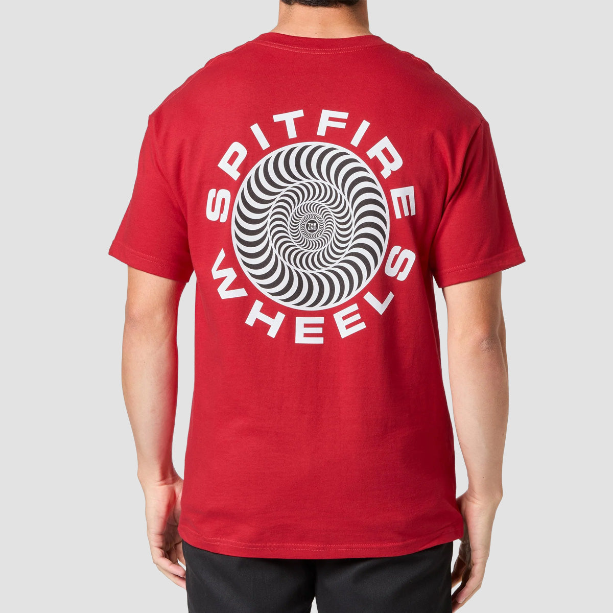 Spitfire Classic '87 Swirl Fill T-Shirt Red/Black